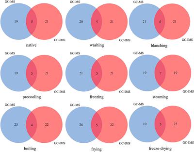 Analysis of Volatile Flavor Compounds of Corn Under Different Treatments by GC-MS and GC-IMS